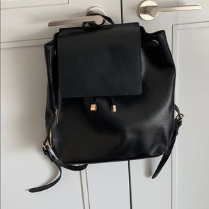 Barney’s New York leather backpack
